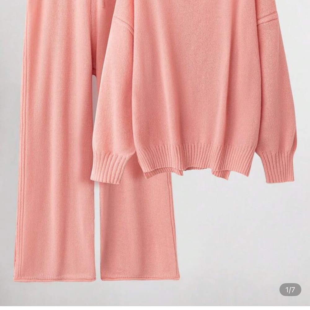 SHEIN Soft Pink Knitwear